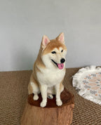 Wool Felt Pet Sculpture | Custom Full - Body Memorial custom wool felt pet memorial keepsake by Soft Hours