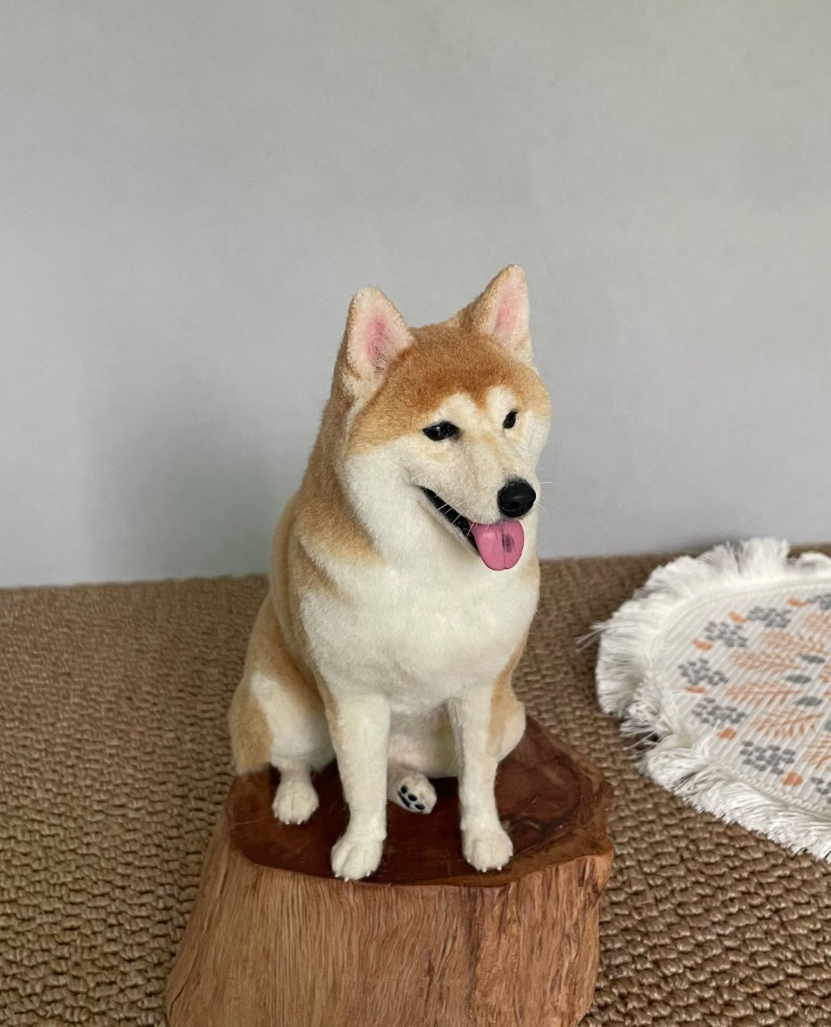 Wool Felt Pet Sculpture | Custom Full - Body Memorial custom wool felt pet memorial keepsake by Soft Hours