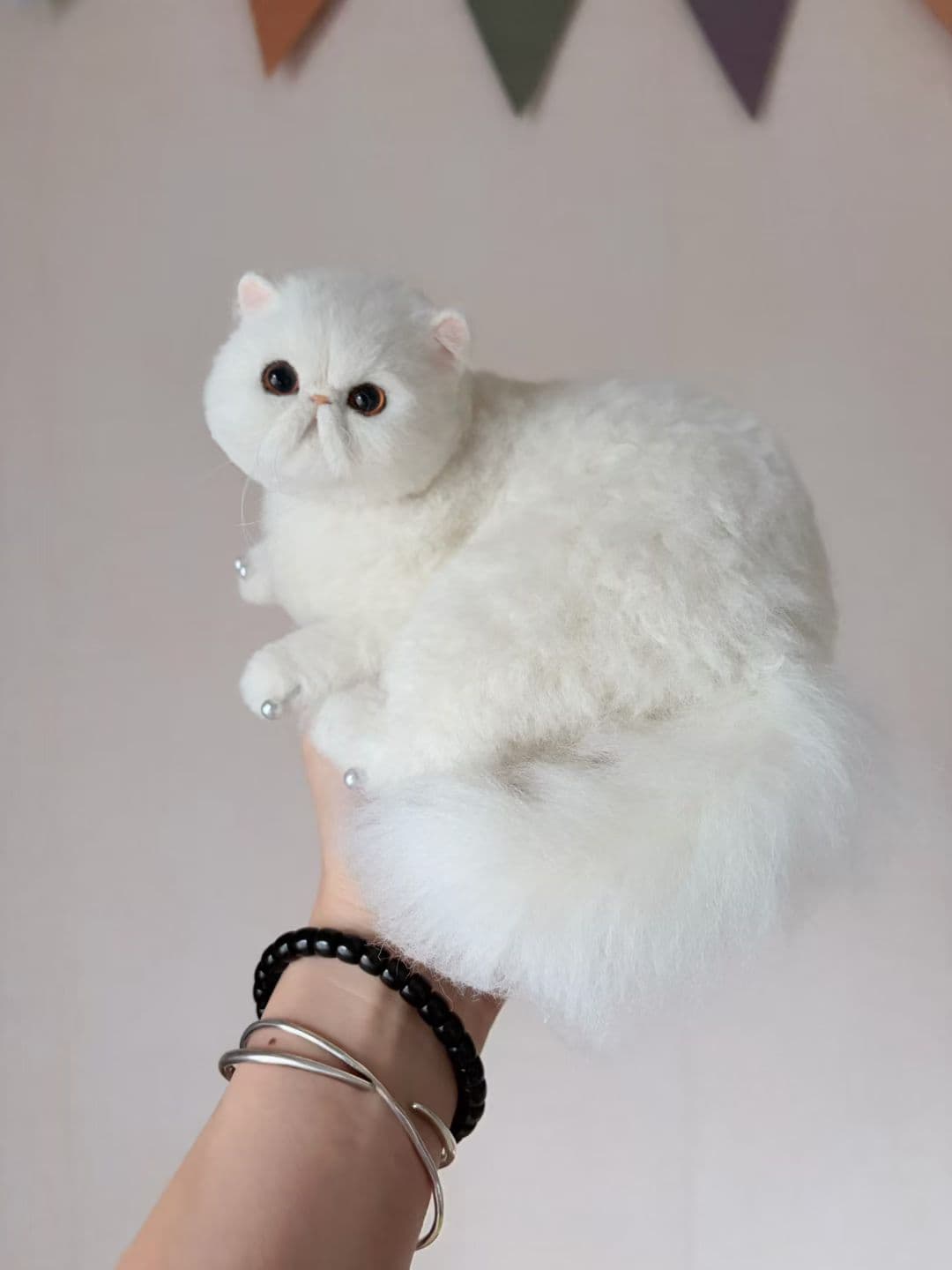 Wool Felt Pet Sculpture - Custom Full - Body Pet Sculpture custom wool felt pet memorial keepsake by Soft Hours